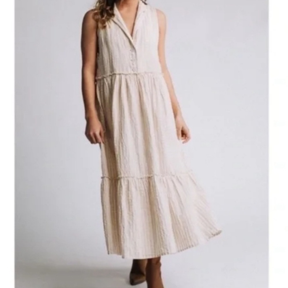 Free People Safron Flower Midi Dress